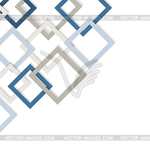 Business geometric background - vector image