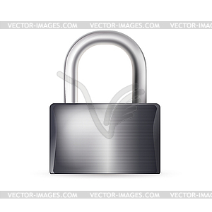 Closed lock - vector image