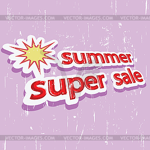 Sale banner - vector image