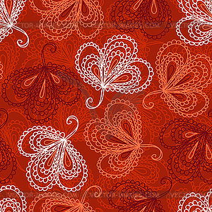 Ornate floral seamless pattern - vector image