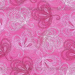 Ornate floral seamless pattern - vector clip art