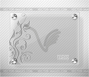 Abstract plane wall - white & black vector clipart