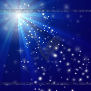 Abstract blue Light background - vector image