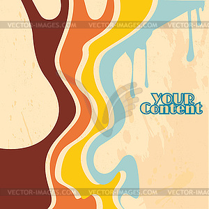 Vectror retro abstract strips background - vector clipart