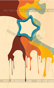 Grunge retro paper texture abstract strips - vector image