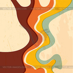 Vectror retro abstract strips background - vector clip art