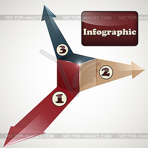 Шаблон Iinfographic - векторный эскиз
