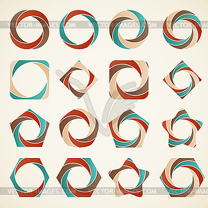 Abstract design elements, - vector image