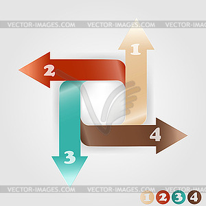 Infographic template - vector clip art