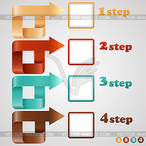 Infographic template - color vector clipart