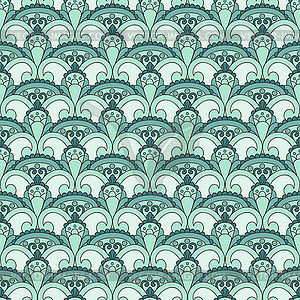 Seamless paisley pattern, - vector image