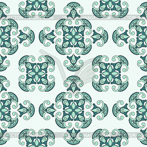 Seamless paisley pattern, - vector image