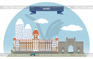 Mumbai - vector clipart