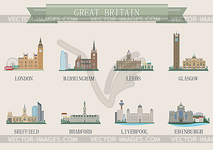 City symbol. UK - vector image