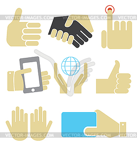 Hands - vector clipart / vector image