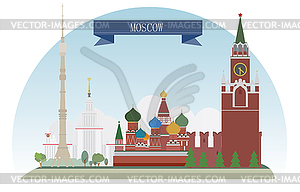 Moscow - vector clipart