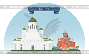 Helsinki - vector clipart