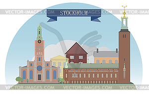 Stockholm - vector clip art