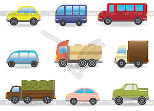 Cars. set - vector clipart