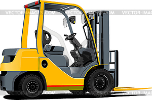 Lift truck. Forklift - vector clip art