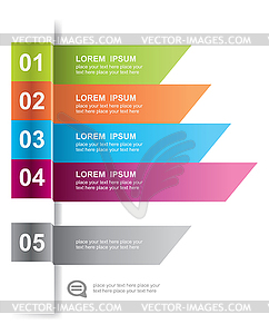 Modern design element template - color vector clipart