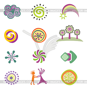 Set of design elements - vector clip art