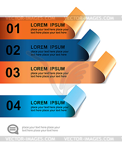 Modern design element template - vector image