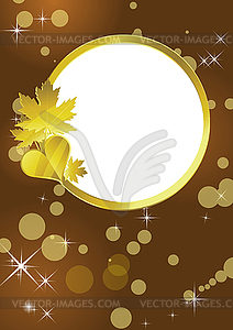 1561 - golden frame background - vector EPS clipart
