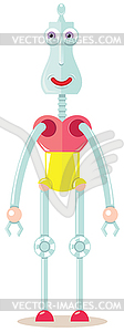 Funny robot - vector clip art