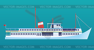 Ocean liner - vector image