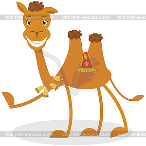 Мультяшный верблюда - векторное изображение EPS