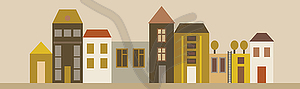 City street - vector clipart