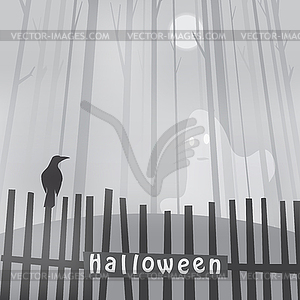 Хэллоуин фон - изображение в векторном виде