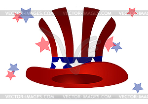 American top hat - vector clip art