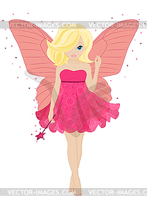 Magical little fairy - vector image