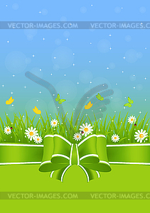 Spring background - vector image