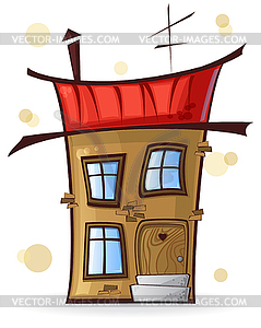 Cartoon house - vector image