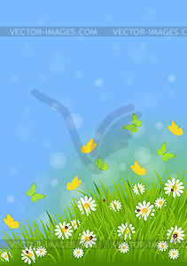 Spring background - vector clipart