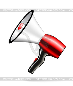 Loudspeaker or megaphone icon - vector clip art