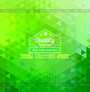 Triangle retro background - vector clipart