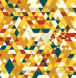 Triangle retro background - vector clip art