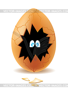 Смешные яйцо - изображение в формате EPS