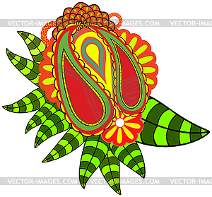 Ornate flower - vector clipart