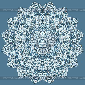 Circle floral ornament, EPS8 - graphics - vector clipart