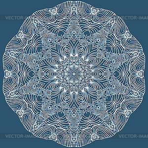 Circle floral ornament, EPS8 - graphics - royalty-free vector image