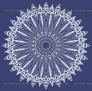 Circle floral ornament, EPS8 - graphics - vector image