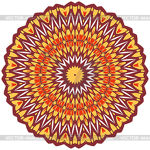 Circle floral ornament, EPS8 - graphics - vector clip art