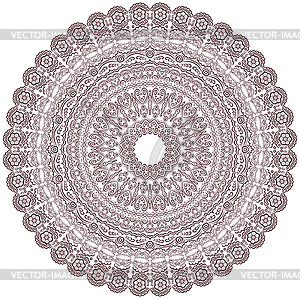 Circle floral ornament, EPS8 - graphics - vector clipart