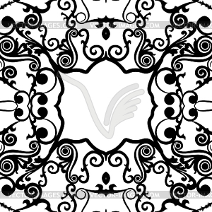 Frame ornament vintage design, EPS8 - graphics - vector clipart