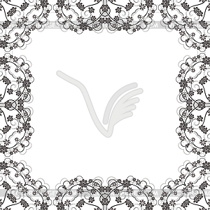 Frame ornament vintage design - vector image